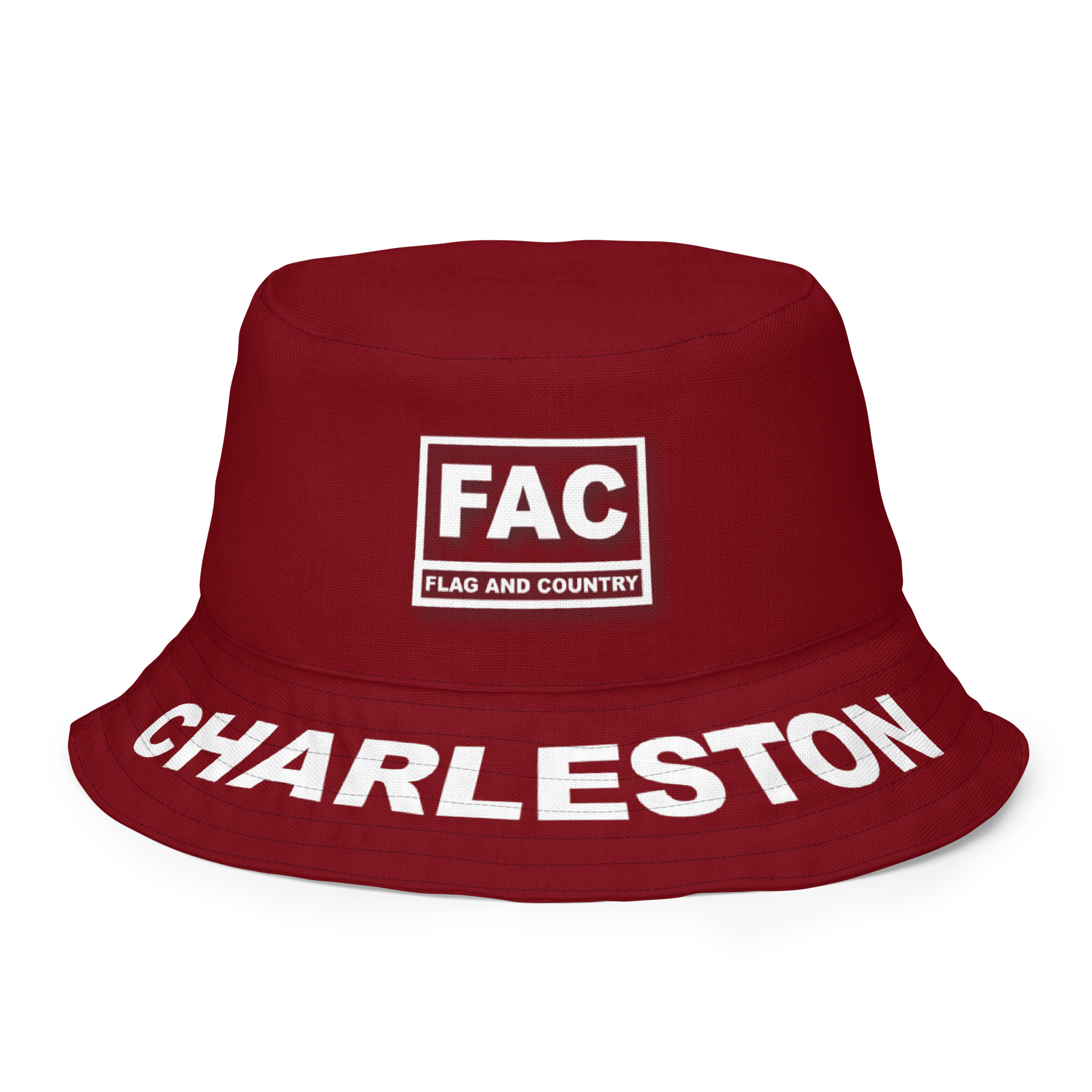 Charleston Reversible bucket hat - Flag and Country