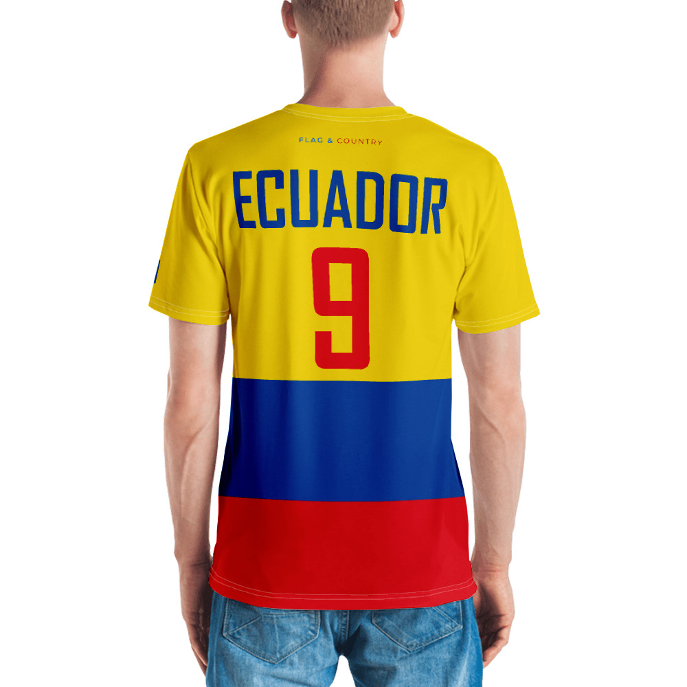 Ecuador Flag Men's Tshirt Flag and Country
