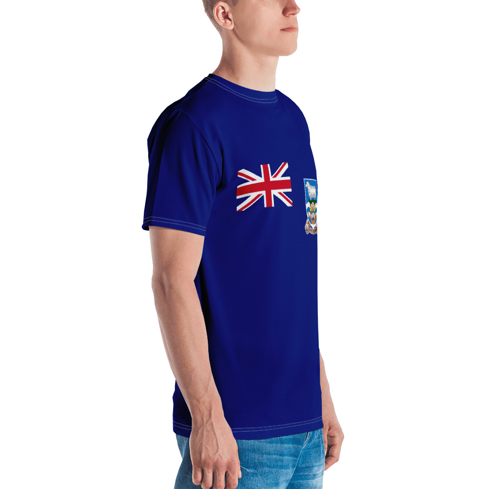 Falkland Islands Flag Men's T-shirt - Flag and Country