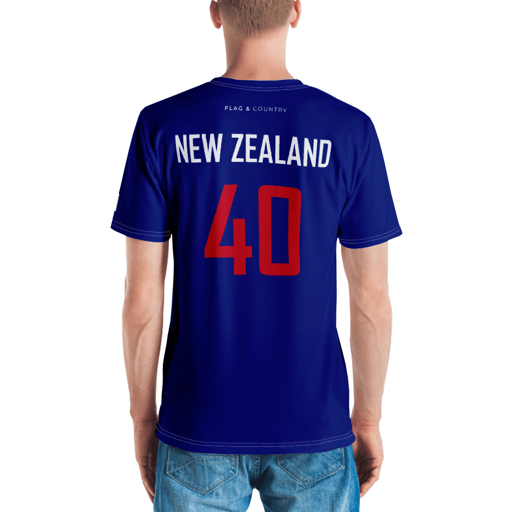New Zealand Men's Tshirt Flag and Country
