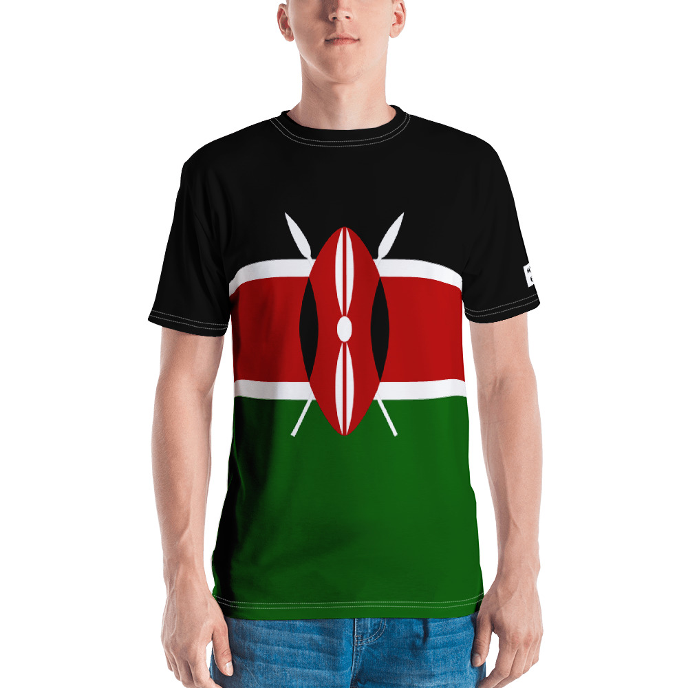 Kenya Flag Mens T Shirt Flag And Country 