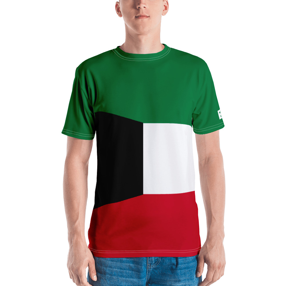 Kuwait Flag Men's Tshirt Flag and Country